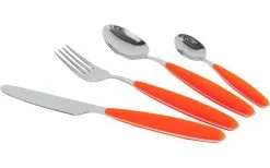 Gimex Edelstahlbesteck Set 16 Tlg. Rot -Campingutensilien Elegant Magasin 327719 2538128 1