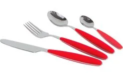 Gimex Edelstahlbesteck Set 16 Tlg. Rot -Campingutensilien Elegant Magasin 327722 2538140 1