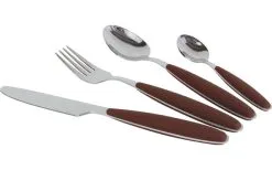 Gimex Edelstahlbesteck Set 16 Tlg. Rot -Campingutensilien Elegant Magasin 335424 2538158 1
