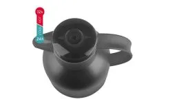 Emsa Isolierkanne Samba 1 Liter Blau Transluzent -Campingutensilien Elegant Magasin 458271 3304341 12