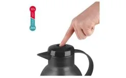 Emsa Isolierkanne Samba 1 Liter Blau Transluzent -Campingutensilien Elegant Magasin 460439 3304359 12