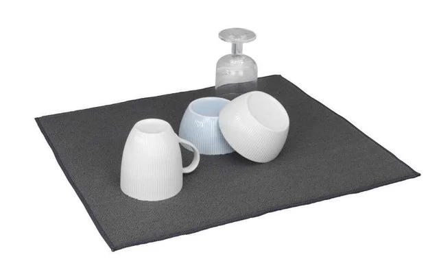 Wenko Mikrofaser Abtropfmatte Miko Grau 5 Wenko Mikrofaser Abtropfmatte Miko Grau – Bild 3