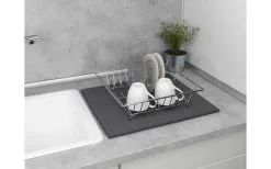 Wenko Mikrofaser Abtropfmatte Miko Grau 13 Wenko Mikrofaser Abtropfmatte Miko Grau -Campingutensilien Elegant Magasin 492416 3504791 1