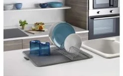 Metaltex Dry-Tex 2-in-1 Abtropfgestell Mit Microfasermatte Schwarz -Campingutensilien Elegant Magasin 497453 3367490