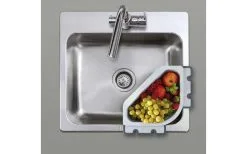 Metaltex Drain On Abfallsieb, Spülbeckensieb Grün -Campingutensilien Elegant Magasin 497489 3345557