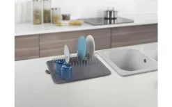 Metaltex Dry-Tex 2-in-1 Abtropfgestell Mit Microfasermatte Silber 13 Metaltex Dry-Tex 2-in-1 Abtropfgestell Mit Microfasermatte Silber -Campingutensilien Elegant Magasin 497558 3367502 1