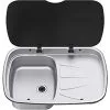 Thetford Argent Sink Spülbecken Links 9,6 Liter -Campingutensilien Elegant Magasin 510416 3381018