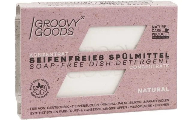 GroovyGoods Seifenfreies Spülmittel Natural 3 GroovyGoods Seifenfreies Spülmittel Natural