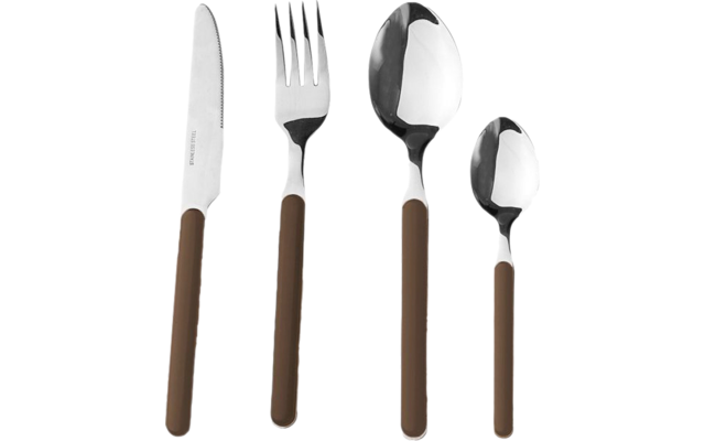 Brunner Delice Besteckset 16 Teilig Braun 4 Brunner Delice Besteckset 16 Teilig Braun – Bild 3