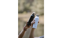 Rebel Outdoor Isolierflasche Aus Edelstahl 600 Ml Weiß -Campingutensilien Elegant Magasin 668397 4580025