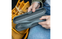 Koziol Besteck Etui KLIKK ETUI Nature Desert Sand -Campingutensilien Elegant Magasin 674139 4594866 1