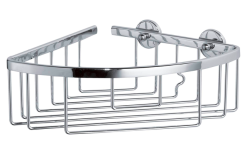 Tesa ALUXX Eckablagekorb Dusche Einstöckig Verchromt