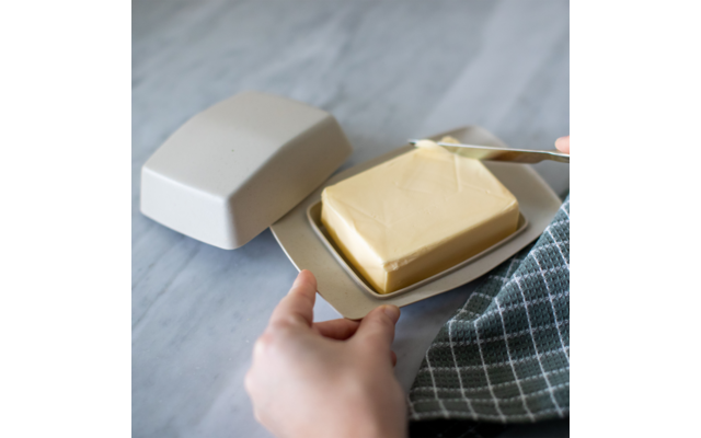 Koziol Rio Butterdose Nature Ash Grey 3 Koziol Rio Butterdose Nature Ash Grey